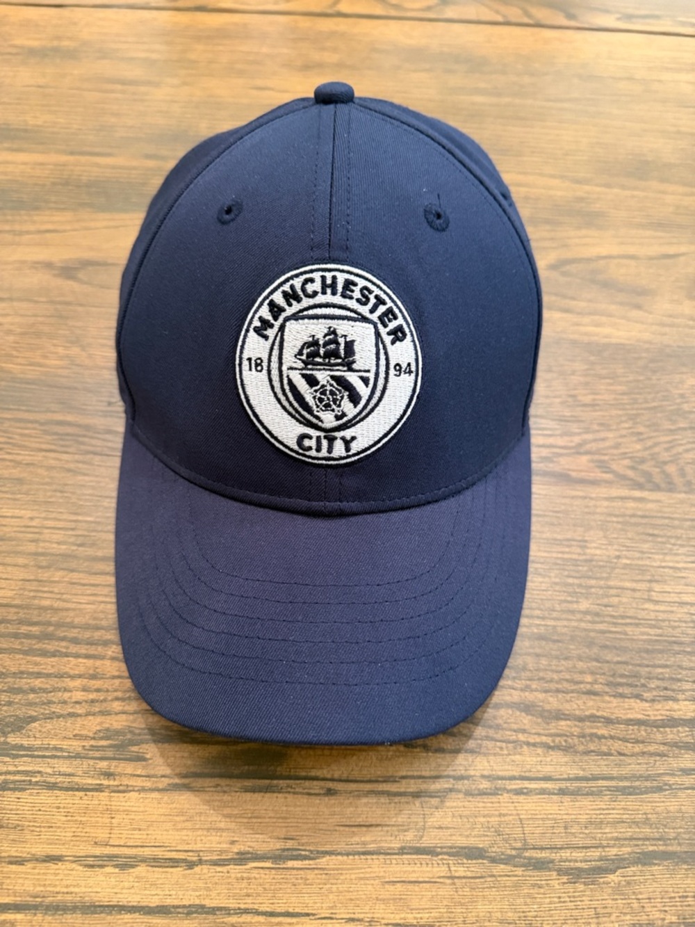 New! Manchester City Navy Adjustable Hat